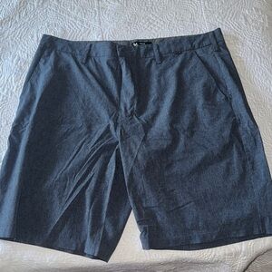 Hurley Men's Charcoal Flat Front Shorts